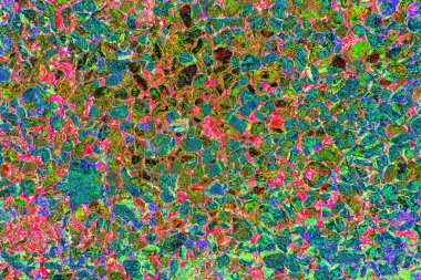 Soyut neon renkler çizik ve çatlaklarla dokulu duvar. 