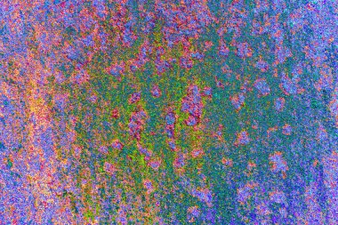 Çizik ve çatlaklarla metal doku