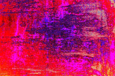 Çizik ve çatlaklarla soyut renkli duvar kâğıdı 