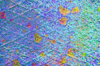 Çizik ve çatlaklarla metal doku