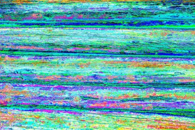 Soyut neon renkler çizik ve çatlaklarla dokulu duvar. 