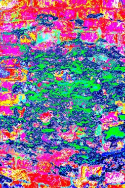 Eski model tuğla duvarın arka planı