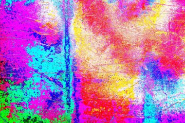 Çizik ve çatlaklarla metal doku