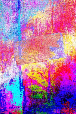 Çizik ve çatlaklarla metal doku