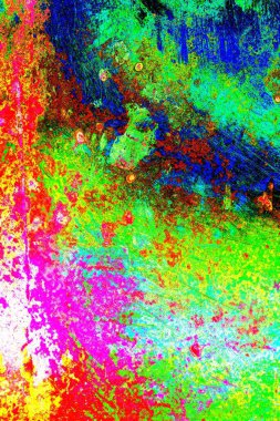 Çizik ve çatlaklarla metal doku