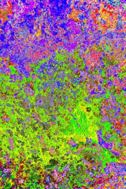 Dökülen boya paslı metal dokusu