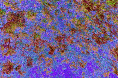 Yangın sonrası çorak arazi: kuru zemin, yanmış kuru saman