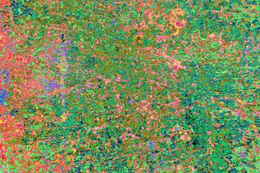 Çizik ve çatlaklarla metal doku