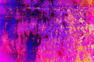 Çizik ve çatlaklarla metal doku