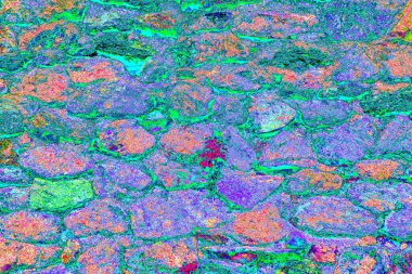 Arkaplan - Yığılmış Taş Duvar.