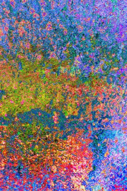 Çizik ve çatlaklarla metal doku