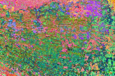 Çizik ve çatlaklarla metal doku