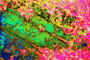 Çizik ve çatlaklarla metal doku