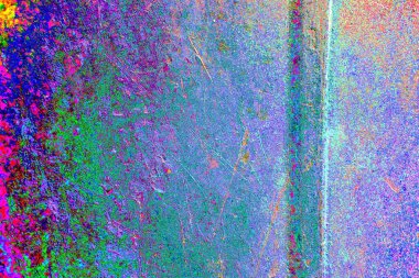 Çizik ve çatlaklarla metal doku
