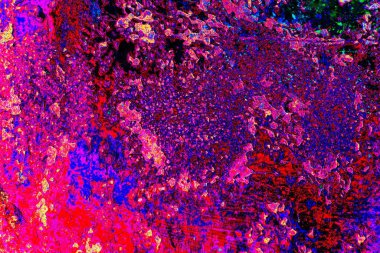 Çizik ve çatlaklarla metal doku