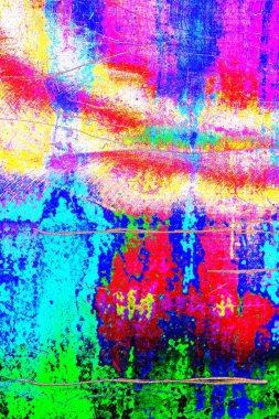 Çizik ve çatlaklarla metal doku