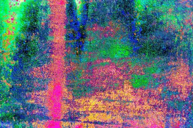 Çizik ve çatlaklarla metal doku