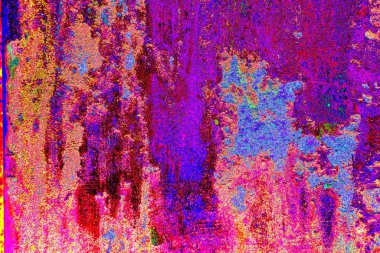 Çizik ve çatlaklarla metal doku