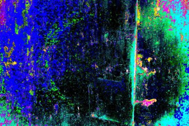 Çizik ve çatlaklarla metal doku