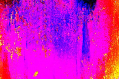 Çizik ve çatlaklarla metal doku