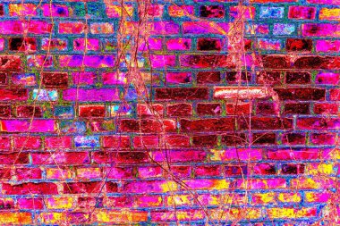 Bir tuğla duvarın arkaplan dokusu