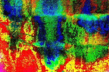 Çizik ve çatlaklarla metal doku