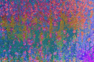 Çizik ve çatlaklarla metal doku