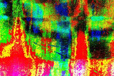 Çizik ve çatlaklarla metal doku