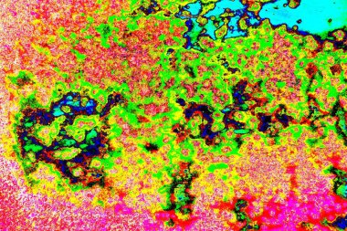 Çizik ve çatlaklarla metal doku