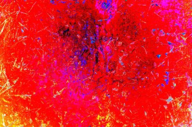 Çizik ve çatlaklarla metal doku