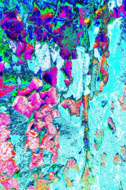 Duvar dokusu arkaplanı eski boyayla soyulmuş