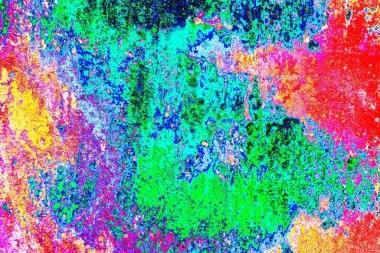 Dökülen boya paslı metal dokusu