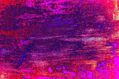 Çizik ve çatlaklarla soyut renkli duvar kâğıdı 