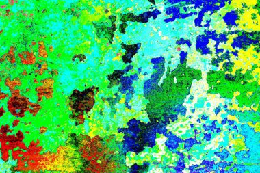 Çizik ve çatlaklarla metal doku