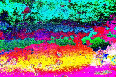 Çizik ve çatlaklarla metal doku