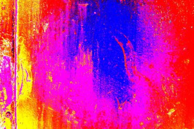 Çizik ve çatlaklarla metal doku