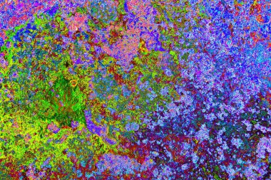 Dökülen boya paslı metal dokusu