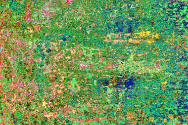 Çizik ve çatlaklarla metal doku