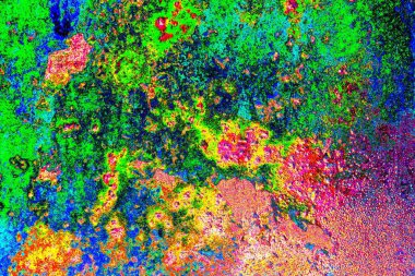 Çizik ve çatlaklarla metal doku