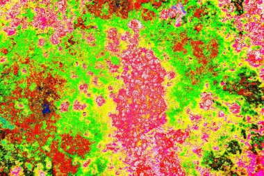 Çizik ve çatlaklarla metal doku