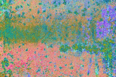 Çizik ve çatlaklarla metal doku