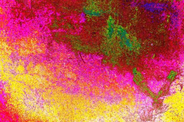 Çizik ve çatlaklarla metal doku