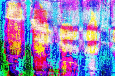 Çizik ve çatlaklarla metal doku