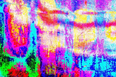 Çizik ve çatlaklarla metal doku