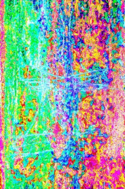 Çizik ve çatlaklarla metal doku