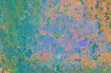 Çizik ve çatlaklarla metal doku