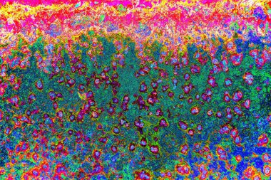 Çizik ve çatlaklarla metal doku