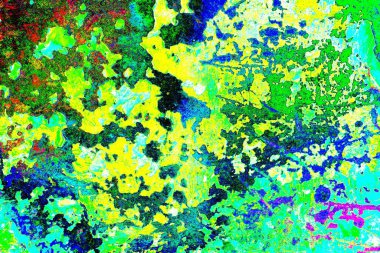 Çizik ve çatlaklarla metal doku