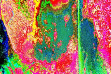 Dökülen boya paslı metal dokusu