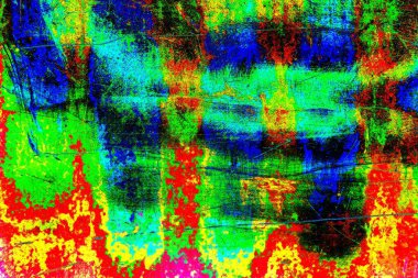 Çizik ve çatlaklarla metal doku